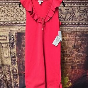 Tribal Red Midi Dress